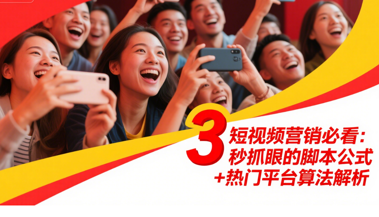 短视频营销秘籍：3 秒吸睛脚本与平台算法全解析