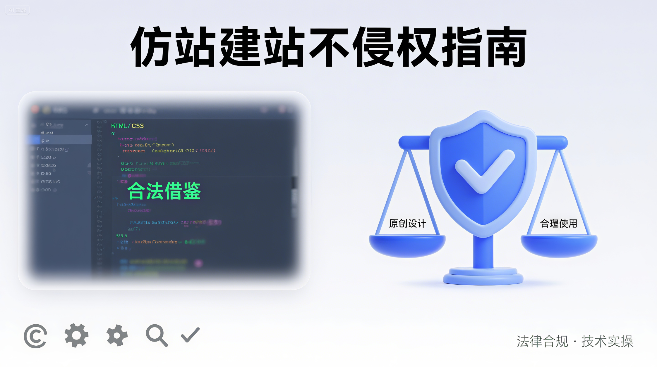 如何仿站不侵权？中小企业快速建站的低成本方案