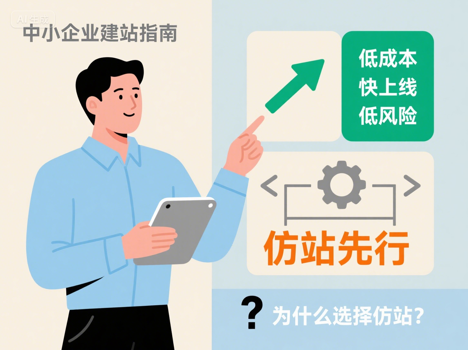 为什么我建议中小企业建站先仿站？