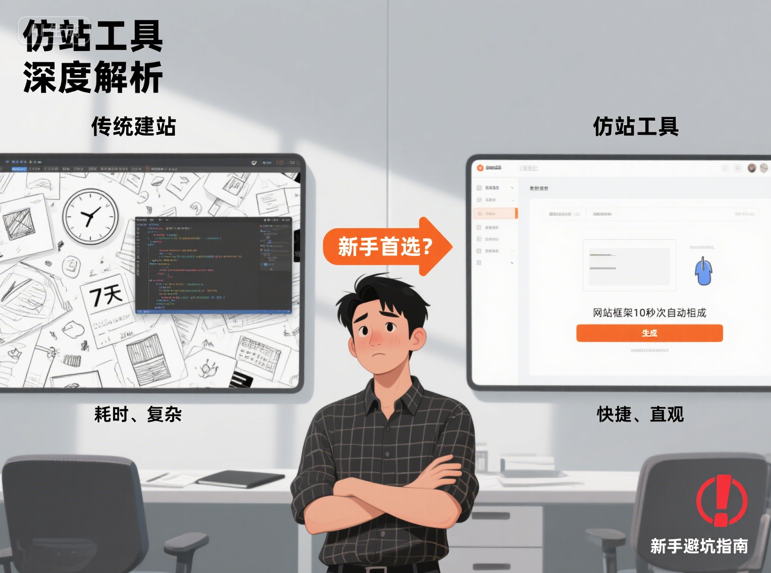 仿站工具真的能一键建站吗？新手必看！