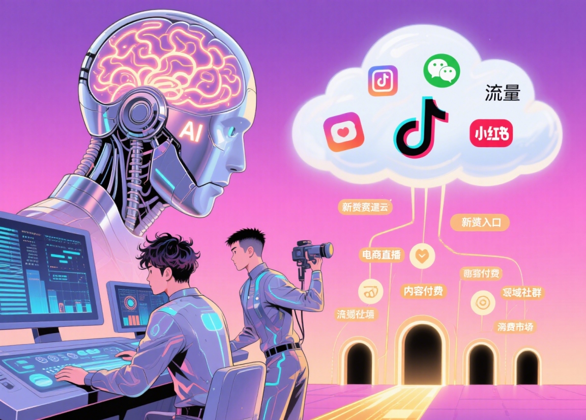 商业媒体三重革命：AI 重构效率、站外流量破圈与垂直赛道深耕