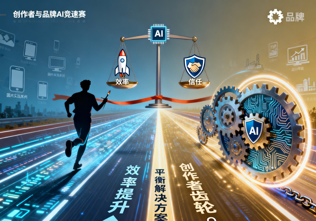 创作者与品牌的 AI 竞速赛：在效率与信任间找到平衡，国内这些实践给出答案