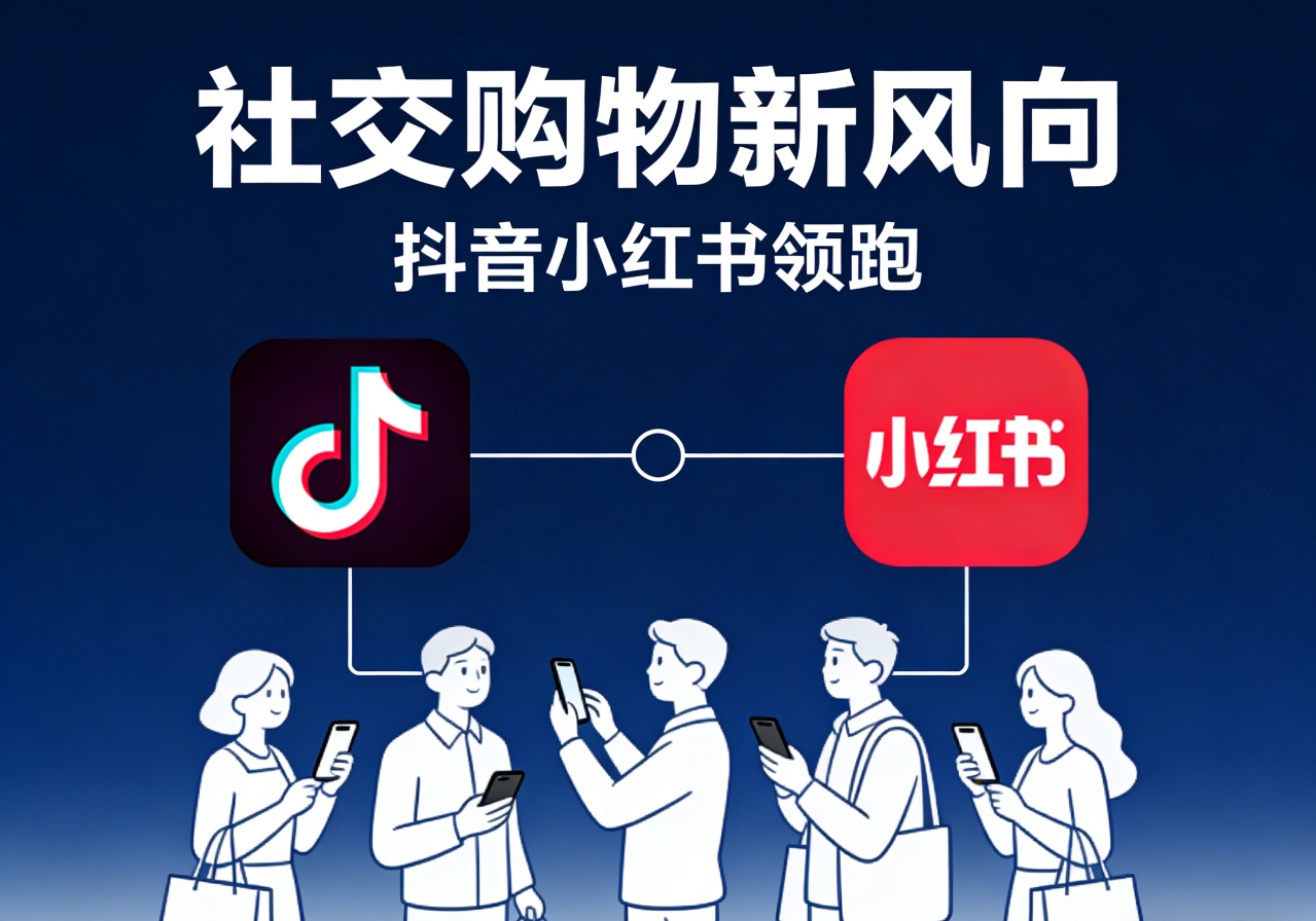 社交购物新风向：抖音小红书领跑，重构国内消费决策链路